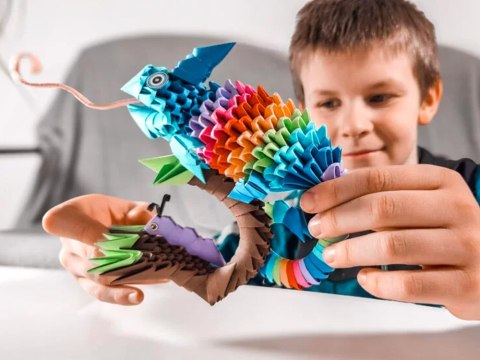 Alexander Alexander zestaw kreatywny Origami 3D - Kameleon ZA6075