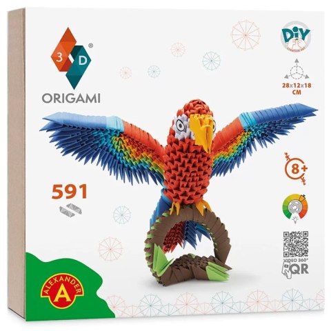 Alexander Alexander zestaw kreatywny Origami 3D - Papuga ZA6074
