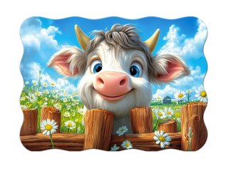 Castorland Puzzle 30-elementów Lovely Cow B-03839-1