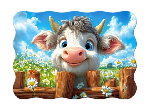 Castorland Puzzle 30-elementów Lovely Cow B-03839-1