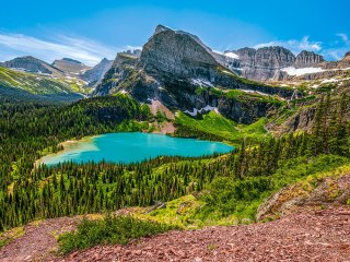 Castorland Puzzle 3000-elementów Grinnell Lake, Glacier National Park, USA C-300716-2