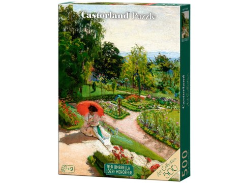 Castorland Puzzle 500-elementów Red Umbrella, Józef Mehoffer Art Collection B-54046