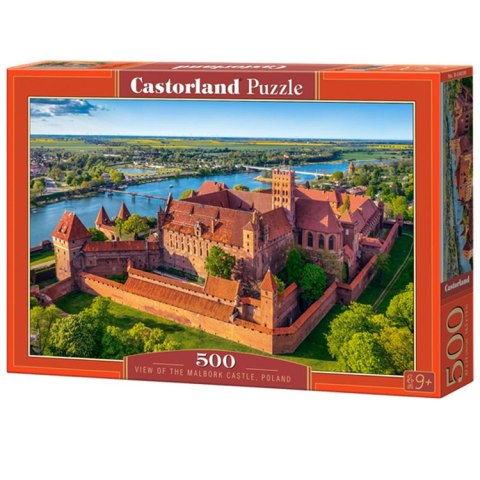 Castorland Puzzle 500-elementów View of The Malbork Castle, Poland B-54039