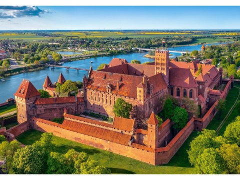 Castorland Puzzle 500-elementów View of The Malbork Castle, Poland B-54039