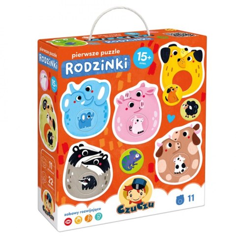 CzuCzu CzuCzu Pierwsze puzzle Rodzinki 15m+ ZA6102