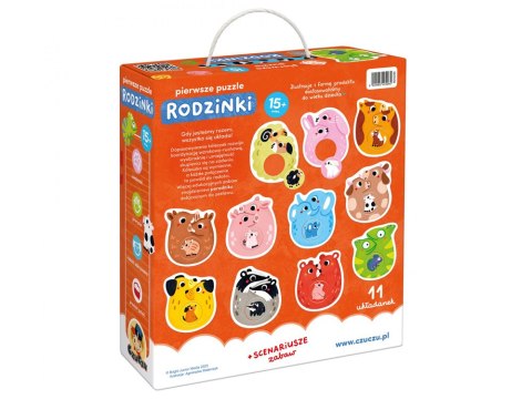 CzuCzu CzuCzu Pierwsze puzzle Rodzinki 15m+ ZA6102