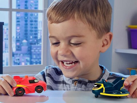 Fisher-Price Zestaw autek DC BATWHEELS Pojazdy ze światłami Batwing Redbird ZA6046