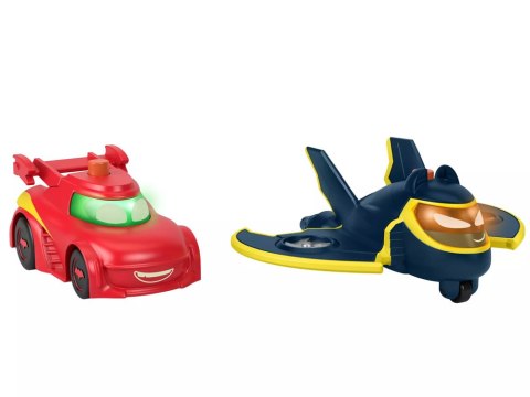 Fisher-Price Zestaw autek DC BATWHEELS Pojazdy ze światłami Batwing Redbird ZA6046