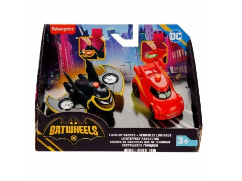 Fisher-Price Zestaw autek DC BATWHEELS Pojazdy ze światłami Batwing Redbird ZA6046