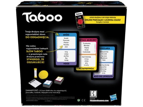 Hasbro Hasbro Gra imprezowa Taboo (nowa edycja) - odgadnij słowo na czas GR0824