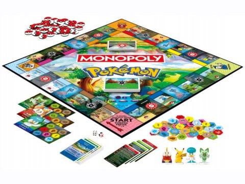 Hasbro Hasbro Planszowa gra Monopoly: Pokemon - 4 figurki pionki GR0785