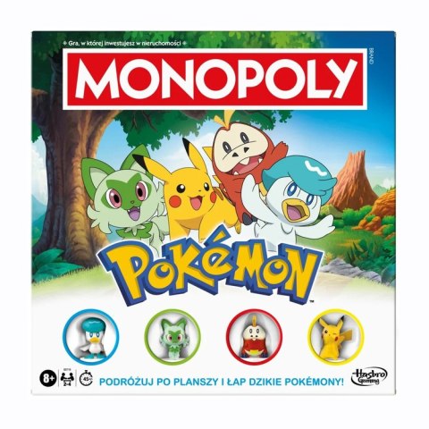 Hasbro Hasbro Planszowa gra Monopoly: Pokemon - 4 figurki pionki GR0785