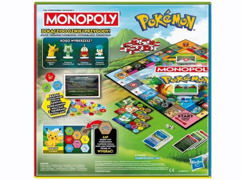 Hasbro Hasbro Planszowa gra Monopoly: Pokemon - 4 figurki pionki GR0785