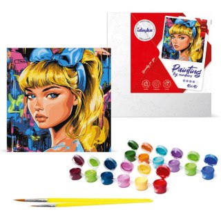 Ideyka Malowanie po numerach 40 x 40 cm KHO8602 Nowoczesny Kopciuszek AP0102