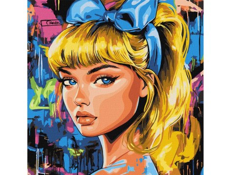 Ideyka Malowanie po numerach 40 x 40 cm KHO8602 Nowoczesny Kopciuszek AP0102