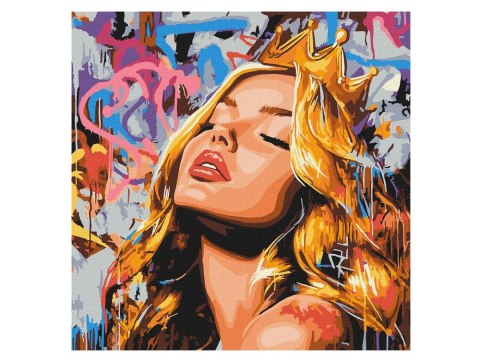 Ideyka Malowanie po numerach 40 x 40 cm KHO8603 Nowoczesna Śpiąca Królewna AP0103