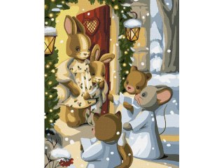 Ideyka Malowanie po numerach 40x50 cm KHO6551 Magia kolęd AP0109