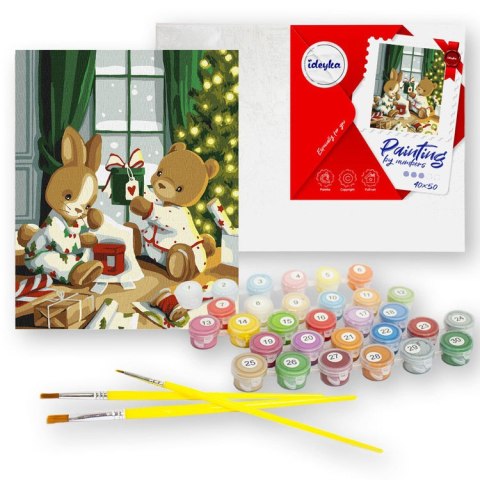 Ideyka Malowanie po numerach Święta 40x50 cm KHO6555 Prezenty dla bliskich AP0111