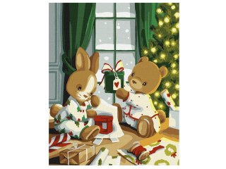 Ideyka Malowanie po numerach Święta 40x50 cm KHO6555 Prezenty dla bliskich AP0111