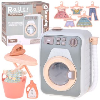 JOKOMISIADA Automatyczna Pralka Suszarka 2w1 dla Dzieci Obrotowy Bęben akcesoria ZA5870