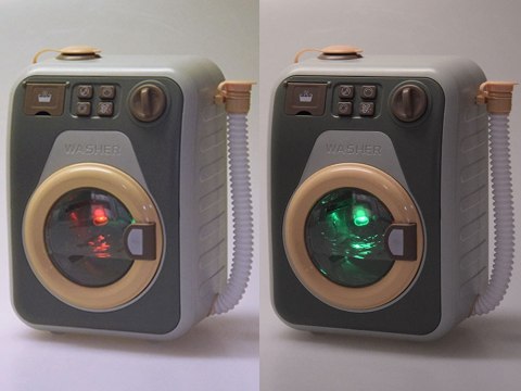 JOKOMISIADA Automatyczna Pralka Suszarka 2w1 dla Dzieci Obrotowy Bęben akcesoria ZA5870