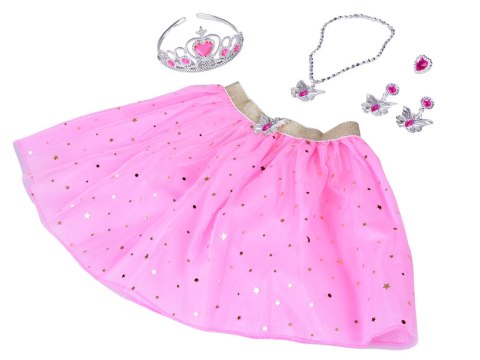 JOKOMISIADA Kostium dla Księżniczki Wróżki MOTYL - spódniczka i zestaw biżuterii ZA6026