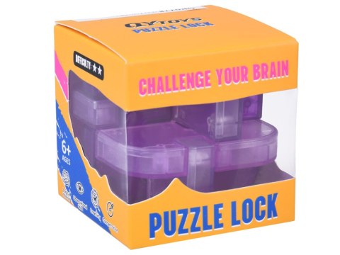 JOKOMISIADA Kostka Puzzle Lock Układanka logiczna Łamigłówka 3D GR0778