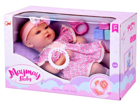 JOKOMISIADA Lalka BOBAS interaktywna 46cm - w liliowej sukience + akcesoria ZA5834