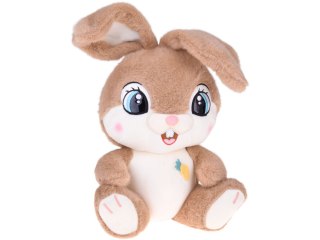 JOKOMISIADA Pluszowy Królik 40 cm Uroczy brązowy KARMELEK z zaginanymi uszami ZA5922