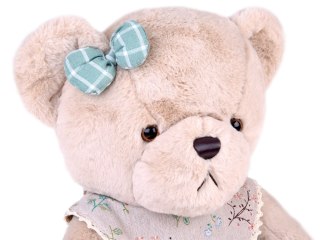 JOKOMISIADA Pluszowy MIŚ - beżowa Zosia 58cm w zielonej VINTAGE sukience ZA5923 D