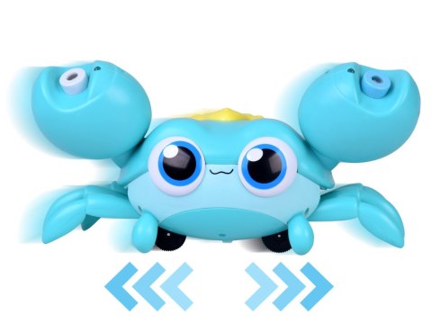 JOKOMISIADA Uroczy chodzący KRAB na BAŃKI MYDLANE automat maszyna świeci gra ZA5717