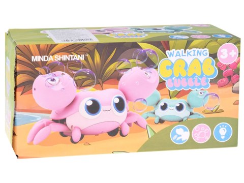 JOKOMISIADA Uroczy chodzący KRAB na BAŃKI MYDLANE automat maszyna świeci gra ZA5717