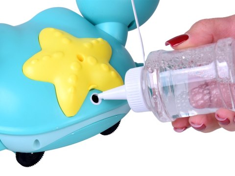 JOKOMISIADA Uroczy chodzący KRAB na BAŃKI MYDLANE automat maszyna świeci gra ZA5717