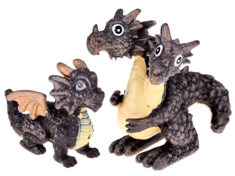 JOKOMISIADA Zestaw Figurek Bajkowe Smoki 6 szt. Magiczne Stworzenia ZA5883