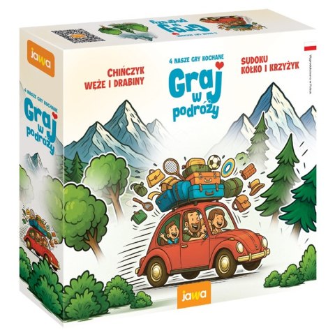 Jawa Jawa Graj w podróży - 4 gry kochane - zestaw 4 gier 3+ GR0815