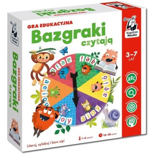 Kapitan Nauka Kapitan Nauka Bazgraki czytają. Gra edukacyjna GR0816