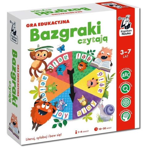 Kapitan Nauka Kapitan Nauka Bazgraki czytają. Gra edukacyjna GR0816