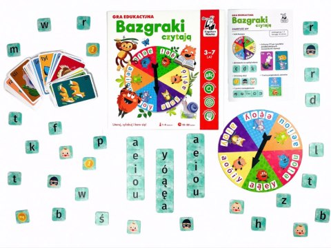 Kapitan Nauka Kapitan Nauka Bazgraki czytają. Gra edukacyjna GR0816