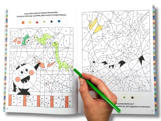 Kapitan Nauka Kapitan Nauka Bazgraki i dinozaury. Kolorowanie KS1191