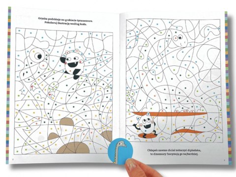 Kapitan Nauka Kapitan Nauka Bazgraki i dinozaury. Kolorowanie KS1191