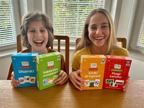 Kapitan Nauka Kapitan Nauka EDUseria. Tabliczka mnożenia. Gra karciana GR0817