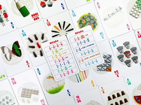 Kapitan Nauka Kapitan Nauka EDUseria. Ułamki. Gra karciana GR0818