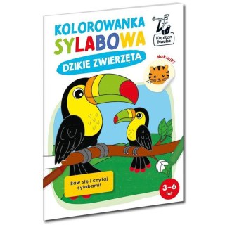 Kapitan Nauka Kapitan Nauka Kolorowanka sylabowa. Dzikie zwierzęta KS1210