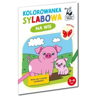 Kapitan Nauka Kapitan Nauka Kolorowanka sylabowa. Na wsi KS1211