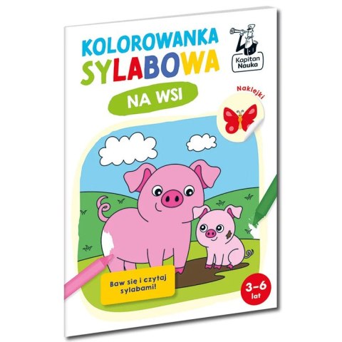 Kapitan Nauka Kapitan Nauka Kolorowanka sylabowa. Na wsi KS1211