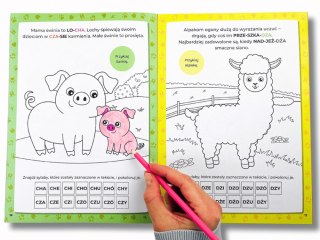 Kapitan Nauka Kapitan Nauka Kolorowanka sylabowa. Na wsi KS1211