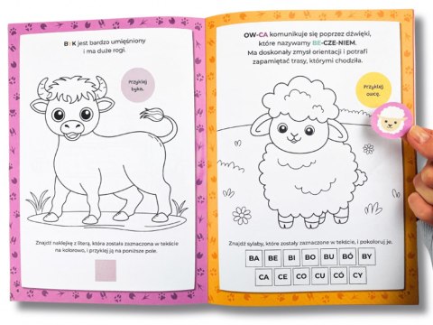 Kapitan Nauka Kapitan Nauka Kolorowanka sylabowa. Na wsi KS1211