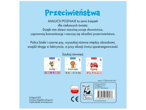 Kapitan Nauka Kapitan Nauka Maluch poznaje - Przeciwieństwa KS1209