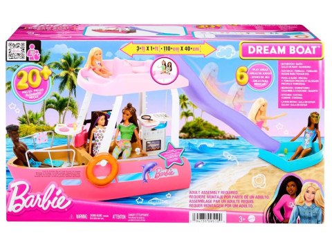 Mattel Mattel Barbie Motorówka dla lalek z TRANSFORMACJA WNĘTRZ + akcesoria ZA6042