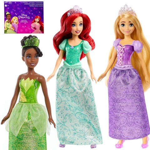 Mattel Mattel Disney Princess Zestaw 3 lalek: Ariel + Tiana + Roszpunka ZA6036